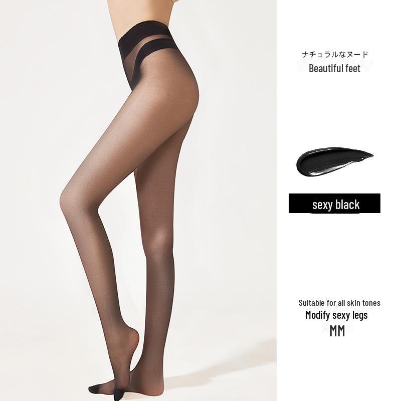 Женские белые летние носки с антизацепами и рисунком ананаса: Прочные, нескользящие, ультратонкие колготки-консилеры 0D для осветления кожи.