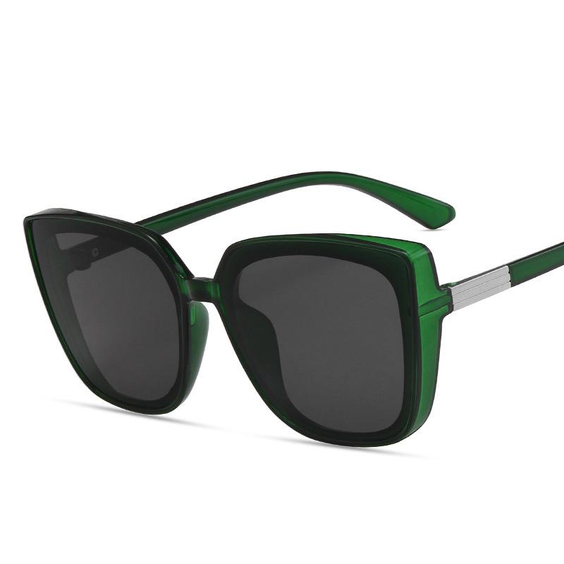 Модные Женские Солнцезащитные Очки Кошачий Глаз Оверсайз Дизайнерские Винтажные Ретро Зеркальные Солнцезащитные Очки для Женщин EMA