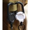 1Pcs Heavy Duty Retractable Pull Badges Id Reel Carabiner Key Chain Steel Wire Rope Buckle Key Holder Outdoor Keychain Tools