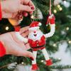 4 шт. Рождественские выдвижные подвески Санта-Клаус Снеговик Домашний декор Подвески на рождественскую елку Рождественские украшения Новый год Детские подарки