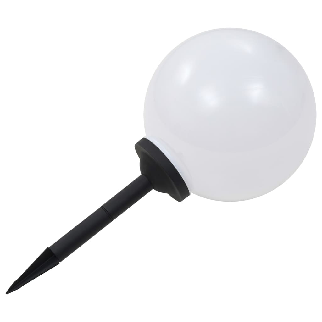 Outdoor Solar Lamps 4 Pcs LED Sphere 30 cm RGB