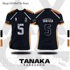 Косплей-футболка Haikyuu Karasuno Yamaguchi 12, летняя с коротким рукавом для