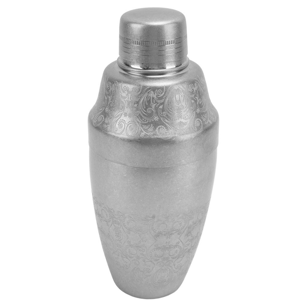 Cocktail Shaker 304 Stainless Steel Boston Shaker Mixer with Built in Strainer for Bar Home
