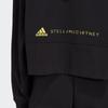 adidas Stella McCartney Pure Color Print Logo Толстовка с капюшоном на молнии Женские топы Черный HG1946