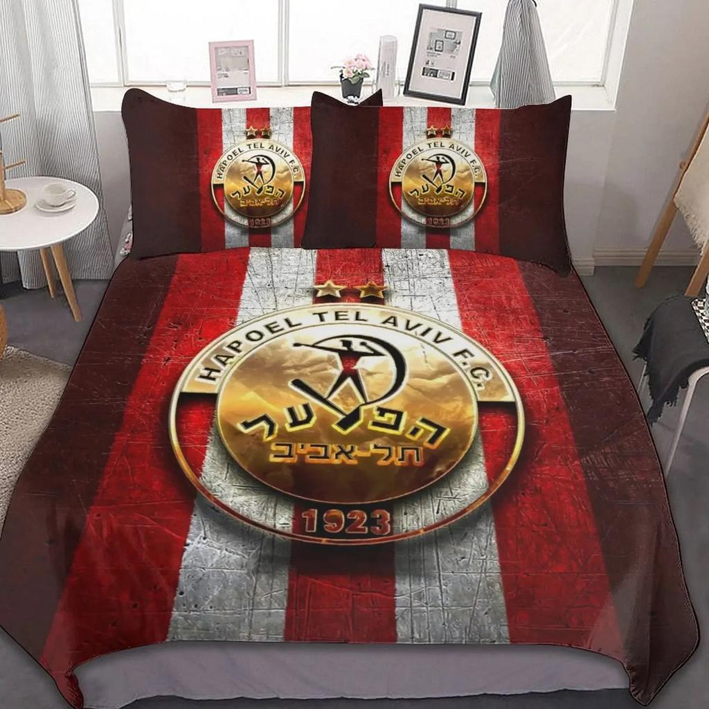 3D Printed Hapoel Tel Aviv Bedding Set Duvet Cover Bedroom Comforter Single Twin King Size Quilt Cover Home Textile