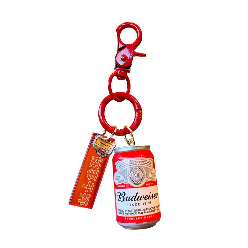 Реалистичный брелок в виде мини-банки газировки из смолы, стильный аксессуар для вечеринок и подарков