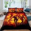 3D Skull Head Bedding Set Terror Pattern Quilt Cover Pillow Case 2 or 3 Pieces DE135 * 2 Halloween Extra Large Soft Home Decoration
