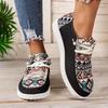 Fashion Canvas Loafers 2025 Women's Spring and Summer Flat Casual Shoes Comfortable Women's Cloth Shoes