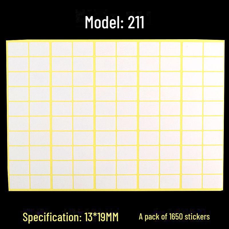A5 Self-Adhesive Blank White Stickers for Printing and Handwriting Labels