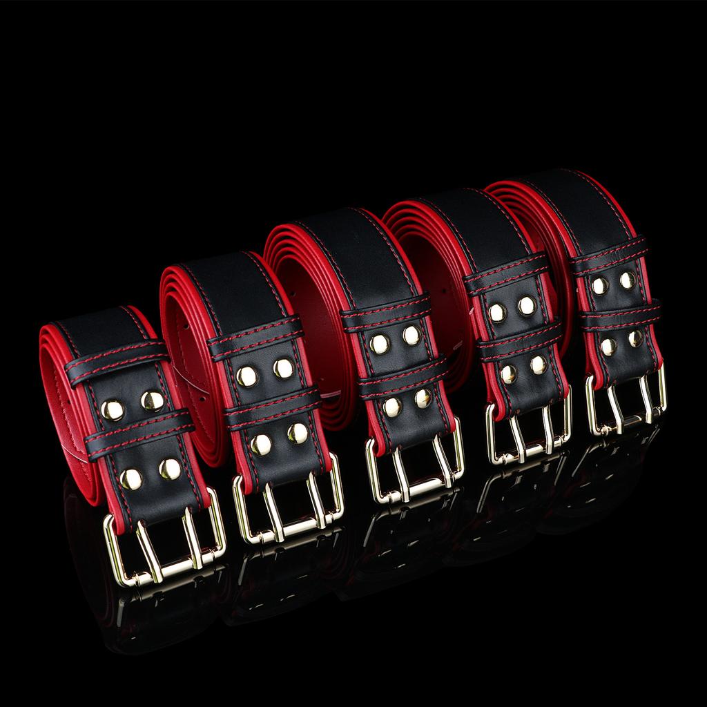 Body Leather Bondage Set Premium SM Gear Crafted From Supple Leather Designed for Adult Couples Seeking Sensual Restraint Play