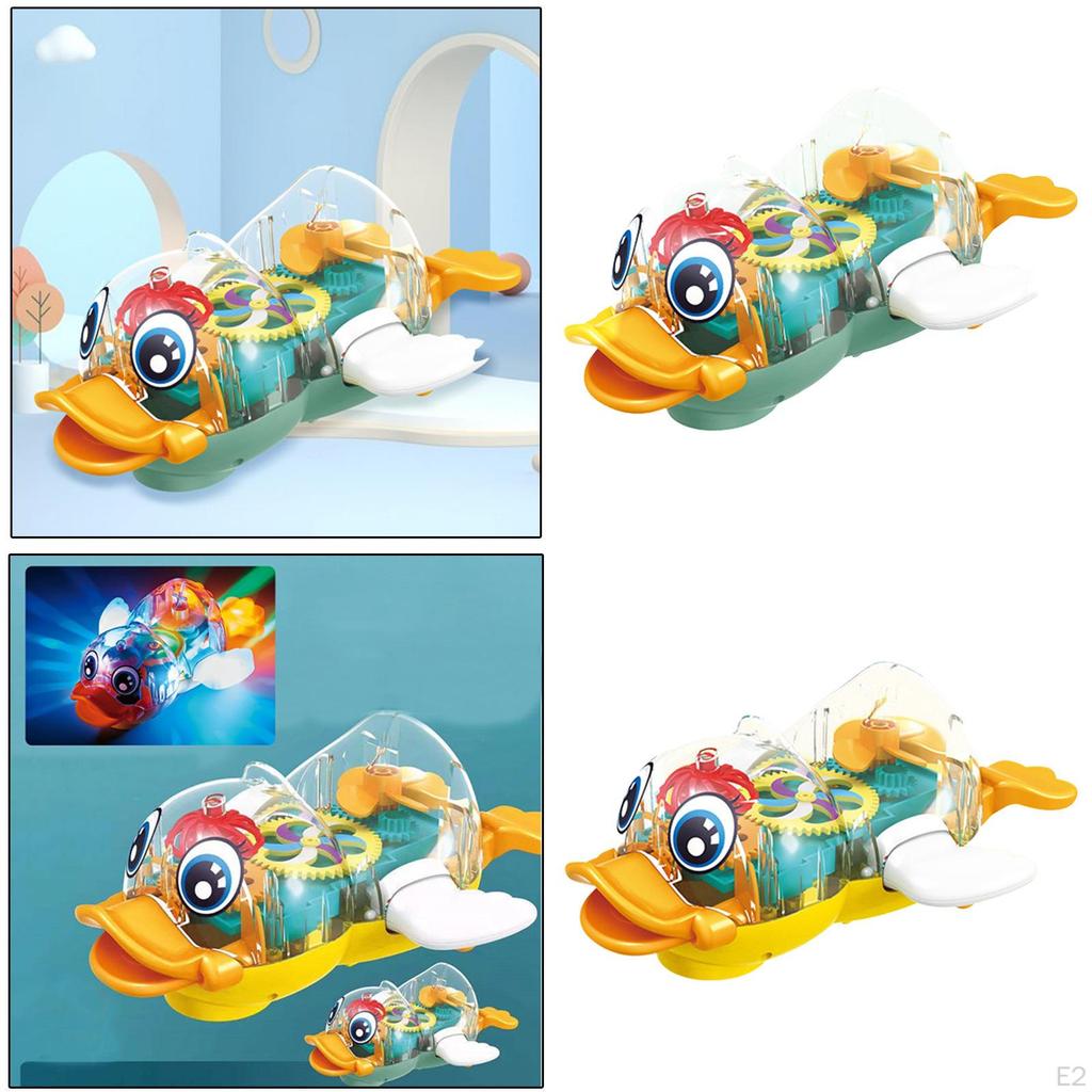 Электрическая качающаяся утка на батарейках с вращающимся механизмом, обучающие игрушки для ходьбы, сувениры для вечеринки