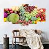 5 панелей тропический питательный баланс фрукты современный холст картина постер и принт настенное искусство домашний декор для гостиной без рамки