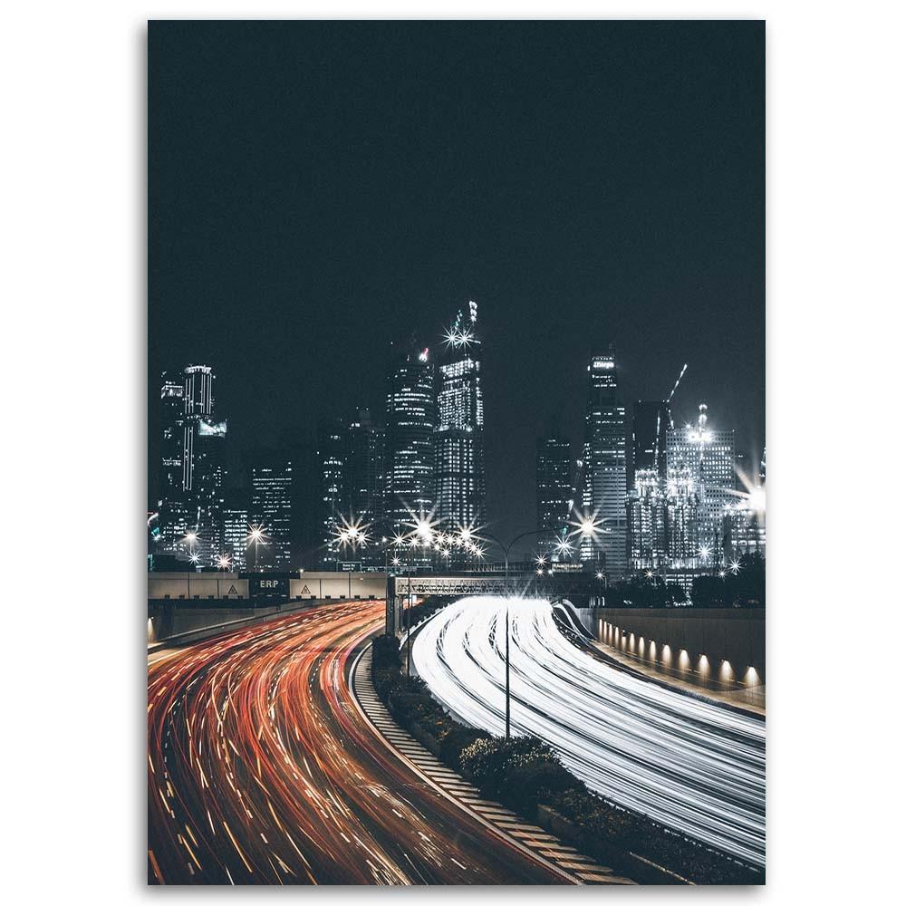 Canvas Print City At Night