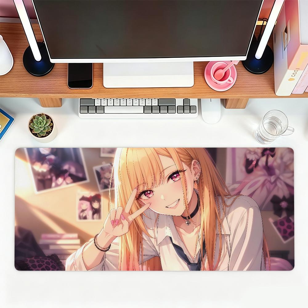 Marin Kitagawa Anime Mouse Pad for Office Gaming and Keyboards Non-Slip Large Waterproof