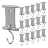 Rv Awning Hooks Universal Double Light Holders for Rv Awning Support Easy To Install Light Clips Hooks Set of 16 Pieces Towel