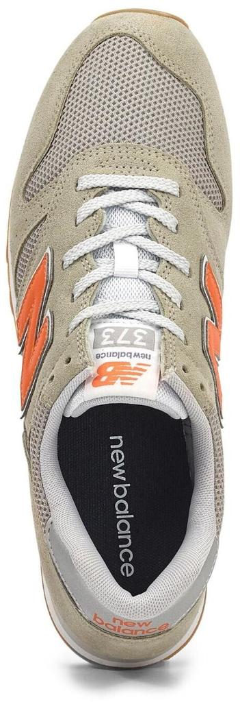 New Balance 373v2 Sneakers Grey Oak with Orange
