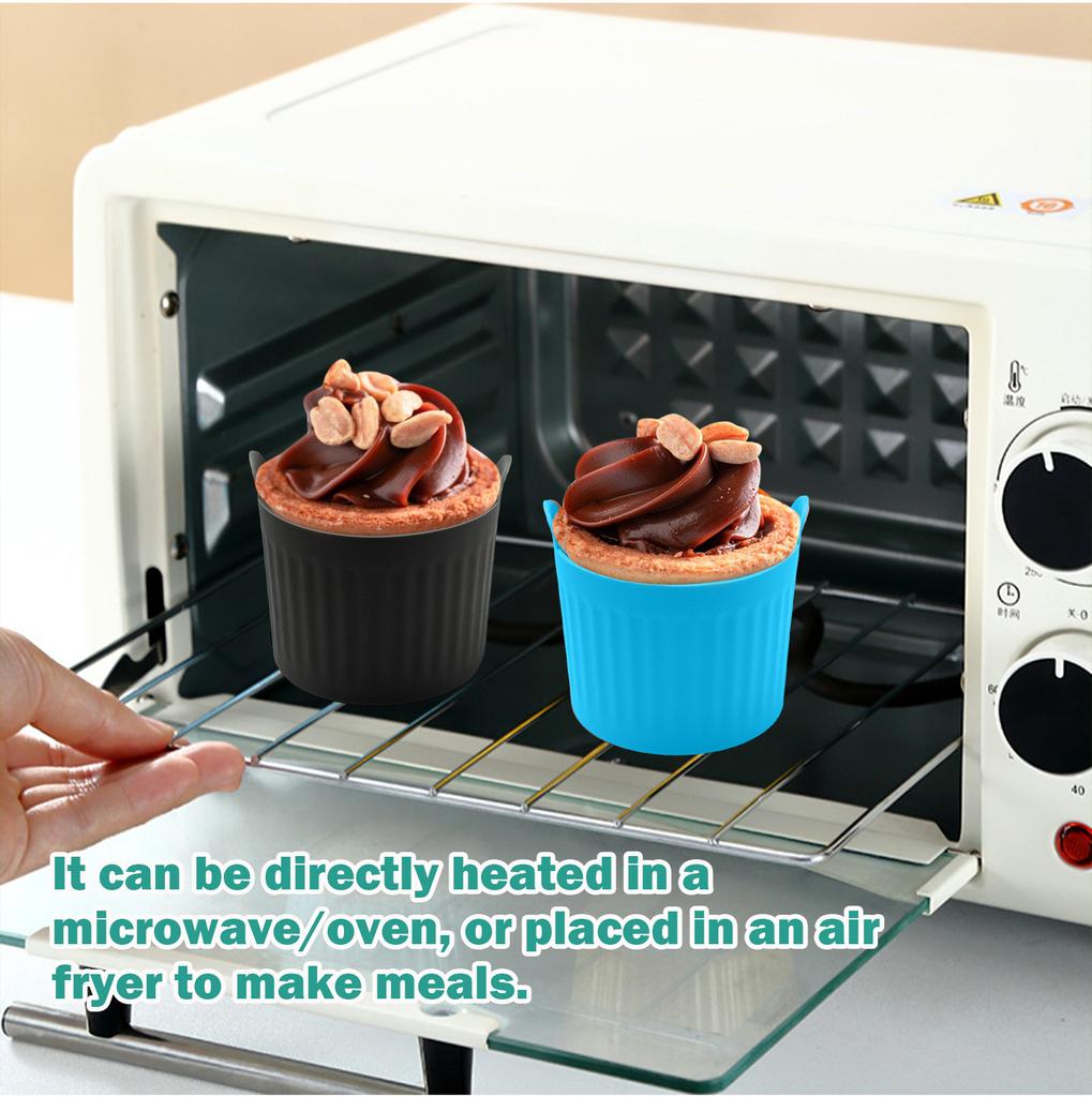 Мини-воздушная фритюрница, силиконовый противень, безопасная для пищевых продуктов многоразовая антипригарная форма, подушечки для микроволновой печи, коврик для выпечки, формы для вкладышей в духовку для фритюрницы