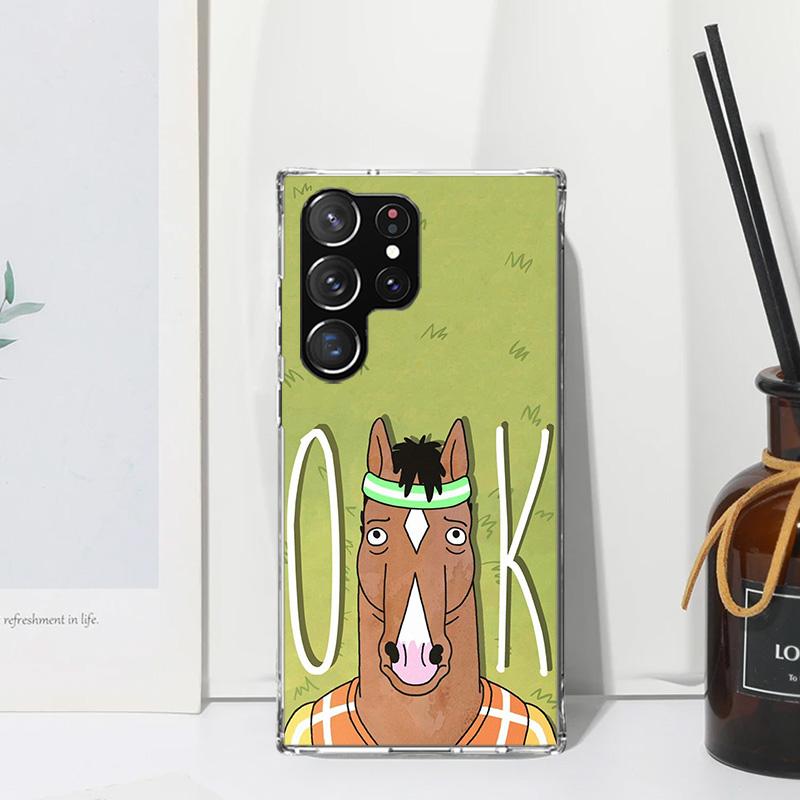 Cartoon B-BoJack Horsemans Phone Case For Samsung Galaxy S26 S25 Edge S24 FE S23 S22 Ultra S21 Plus S20 + Art Fundas Back Cover