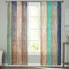 Винтажные текстуры дерева, современные шторы для гостиной, прозрачные тюлевые шторы, прозрачные оконные занавески для спальни, аксессуары, декор