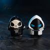 Grim Reaper Decoration 2Pcs Video Game Inspired Skeleton Figurine, 3D Printed Figure, Skull Collection Decor Mini Gothic Decoration, Collectible Gift