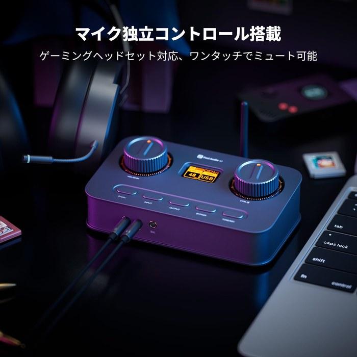 Fosi Audio K7 DAC Headphone Amplifier - USB C Digital to Analog Audio Converter - Optical/Coaxial/Bluetooth aptX HD LL/Mic Input,