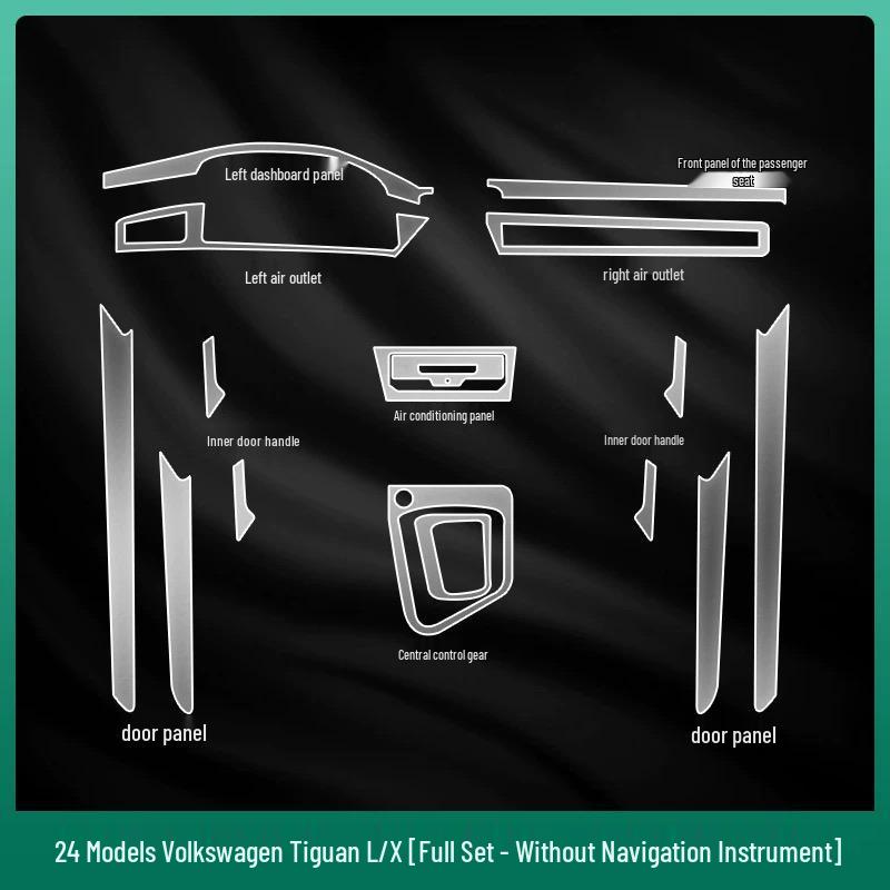 Защитная пленка для экрана консоли Volkswagen Tiguan L/X для декора интерьера