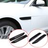 2 шт. Черные Для Jaguar XF XFL XE F-Pace F pace X761 ABS Углеродное волокно Боковой вентиляционный дефлектор крыла автомобиля Накладка Автоаксессуары