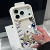 Leopard Star Disco Ball Pattern Case For iPhone 17 Pro Max iPhone 16 Pro Max 15 14 13 12 11 16E Air Luxury Leather Texture Silicone Cover