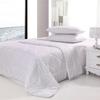 Washable White Summer Air Conditioner Blanket - Thin Silk Quilt for Hotel or Guest House, Double/Single Size.
