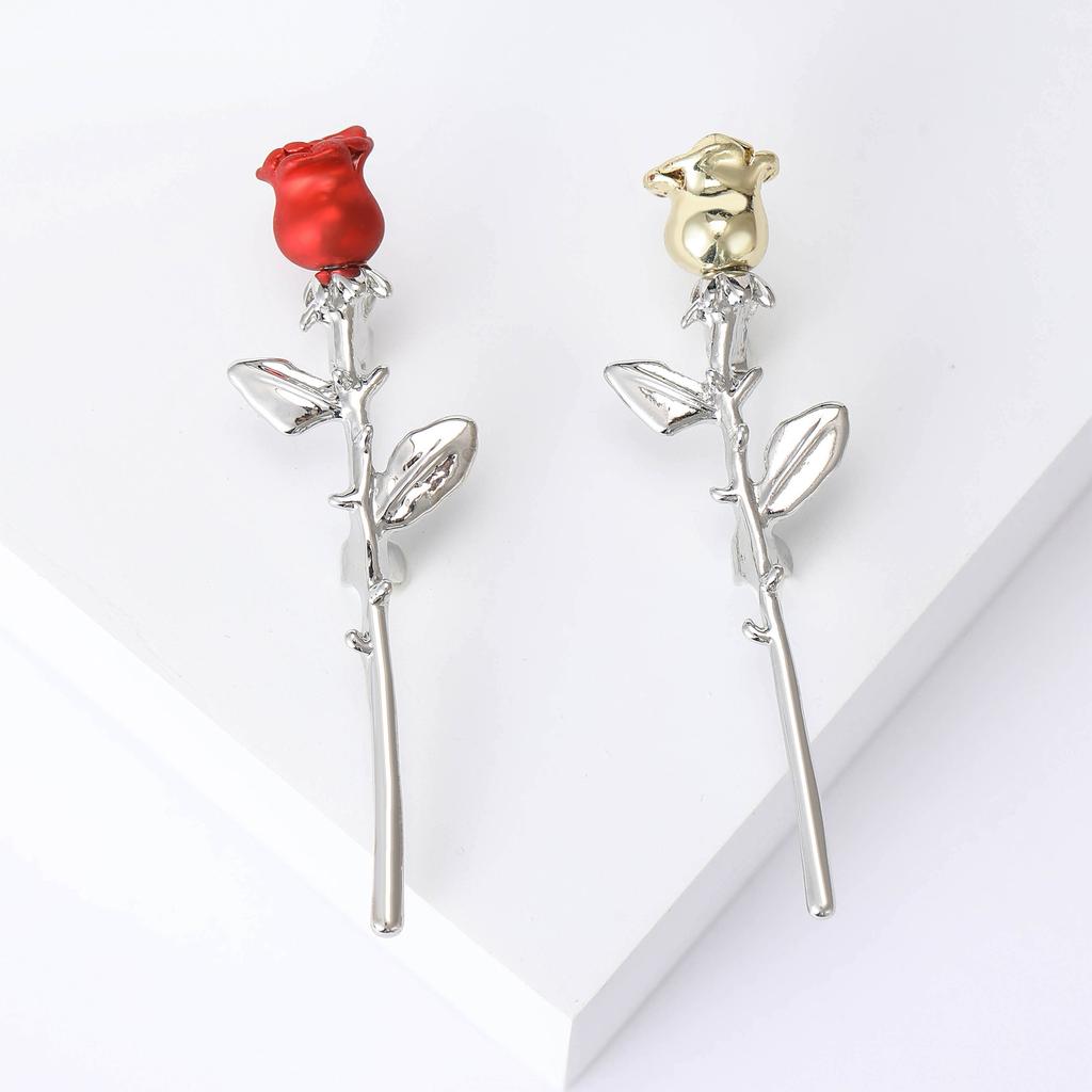 Простая мода темперамент роза ювелирные изделия тренд брошь женская одежда аксессуары брошь булавка кнопка