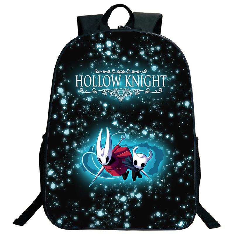 Рюкзаки Hollow Knight Горячая игра Легкий Рюкзак для ноутбука Подростковые Школьные сумки Женские Девушки Вместимость Мультяшный Дорожный Мочилас
