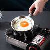 Горшки для разбрызгивания масла, маленькие кастрюли с антипригарным покрытием, маленькие кастрюли для молока, кастрюли для горячего масла, текстура из нержавеющей стали 304, подходящая для стекания масла