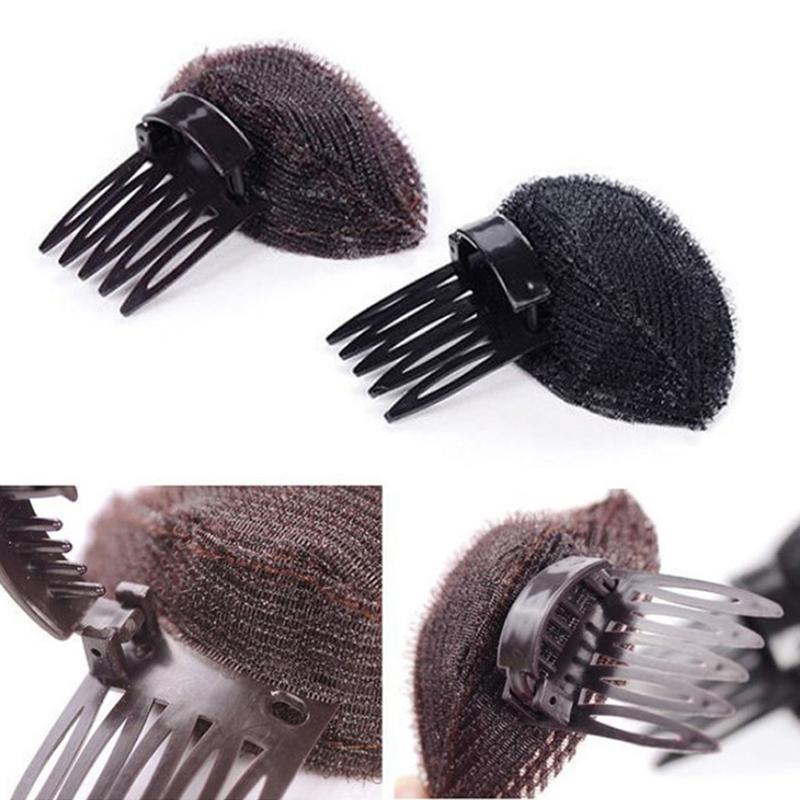 Подушка для волос Puff, невидимая пушистая подушечка для волос, губка, зажим для пучка, основа для объема волос для женщин и девочек