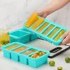 Creative 2/4/6 Grid Silicone Freezer Molds Non-toxic Fresh-keeping Meal Prep Container with Lids Wine Ice Blocks Maker Bar Pub