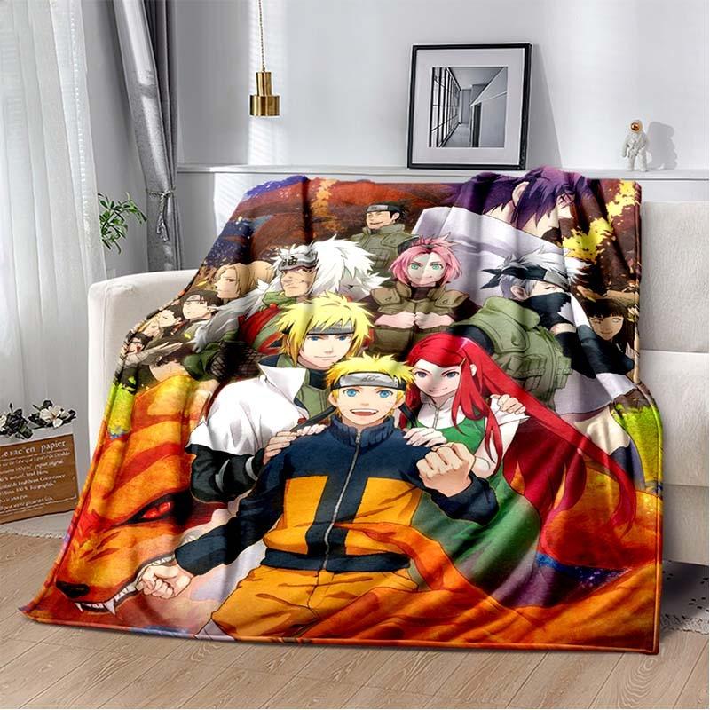 Одеяло Наруто, высококачественное фланелевое теплое мягкое плюшевое одеяло на диван-кровать, подходит для кондиционера, одеяло для сна