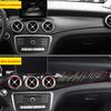 Защитные наклейки на интерьер автомобиля для Mercedes Benz GLA200 GLA260 CLA200 220 Наклейка для декора панели центральной консоли и приборной панели