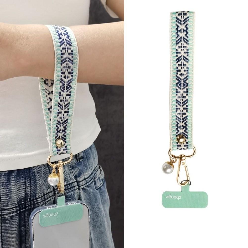Pearl Mobile Phone Strap Pendant Mobile Phone Lanyard Universal Cell Phone Chain New Year Gift