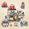 Игровой набор TOYLINX «Японский уличный пейзаж идзакая» — модель для самостоятельной сборки, креативный архитектурный набор для детей.