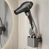Nordic Hair Dryer Rack Bathroom Wall Mounted Hair Dryer Storage Rack Bathroom Punching-free Rack Modern Bathroom Decoration