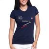 Women's France Football T-shirt - S - Blue