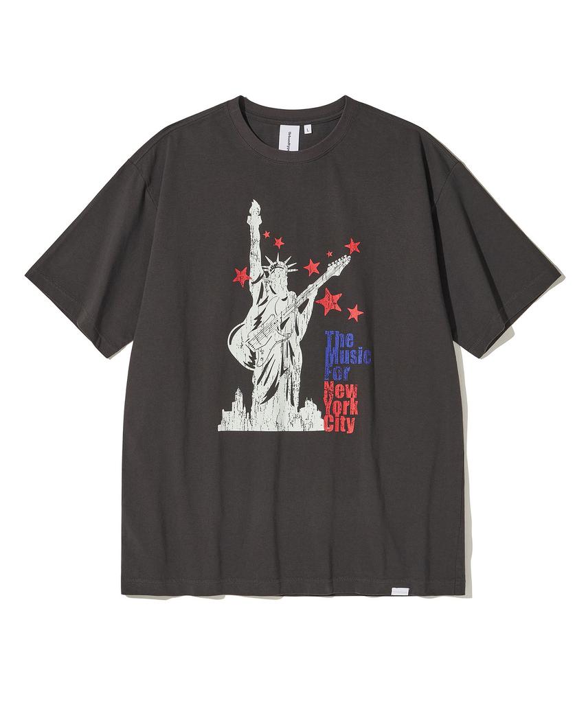 URBANDTYPE Футболка Liberty Music Nyc_Угольный