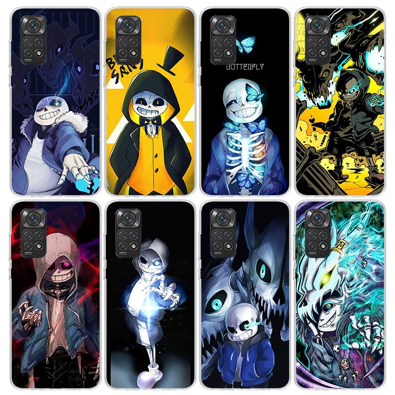 Undertale Papyrus Sans Doggo Phone Case For Xiaomi Redmi Note 15 14 14S 13 12S 12 Pro Plus 11S 11 10S 10 4G Cover 11E 11T 5G Pri