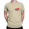 Watermelons Palestined Men's T Shirt  Vintage Tees Short Sleeve Round Neck T-Shirt 100% Cotton Gift Idea Tops