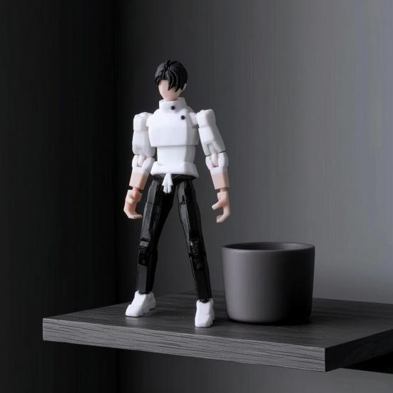 3D-печатная фигурка аниме-персонажа, фигурка действия с подвижными суставами и аксессуарами, модель из анимации