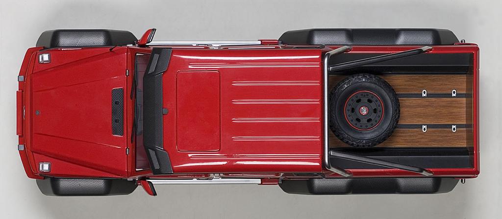 AUTOart Mercedes Benz G63 AMG 6X6 1/18 (красный)