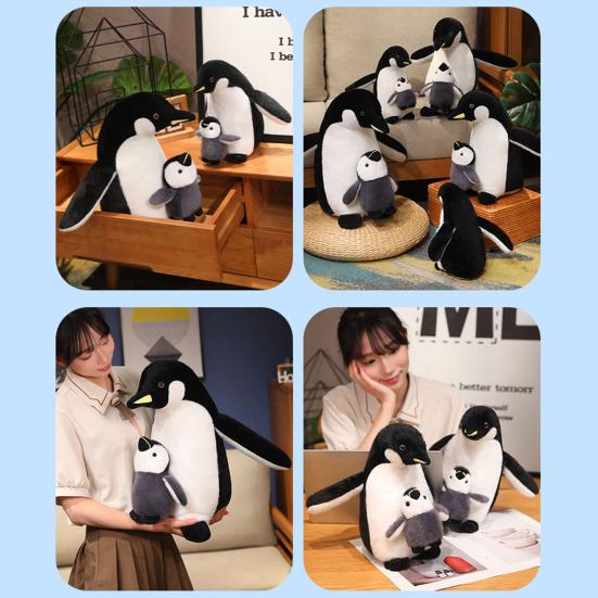 Милая плюшевая игрушка пингвин кукла для детей мягкая подушка для сна кукла пингвин украшение для вечеринки подарки на день рождения