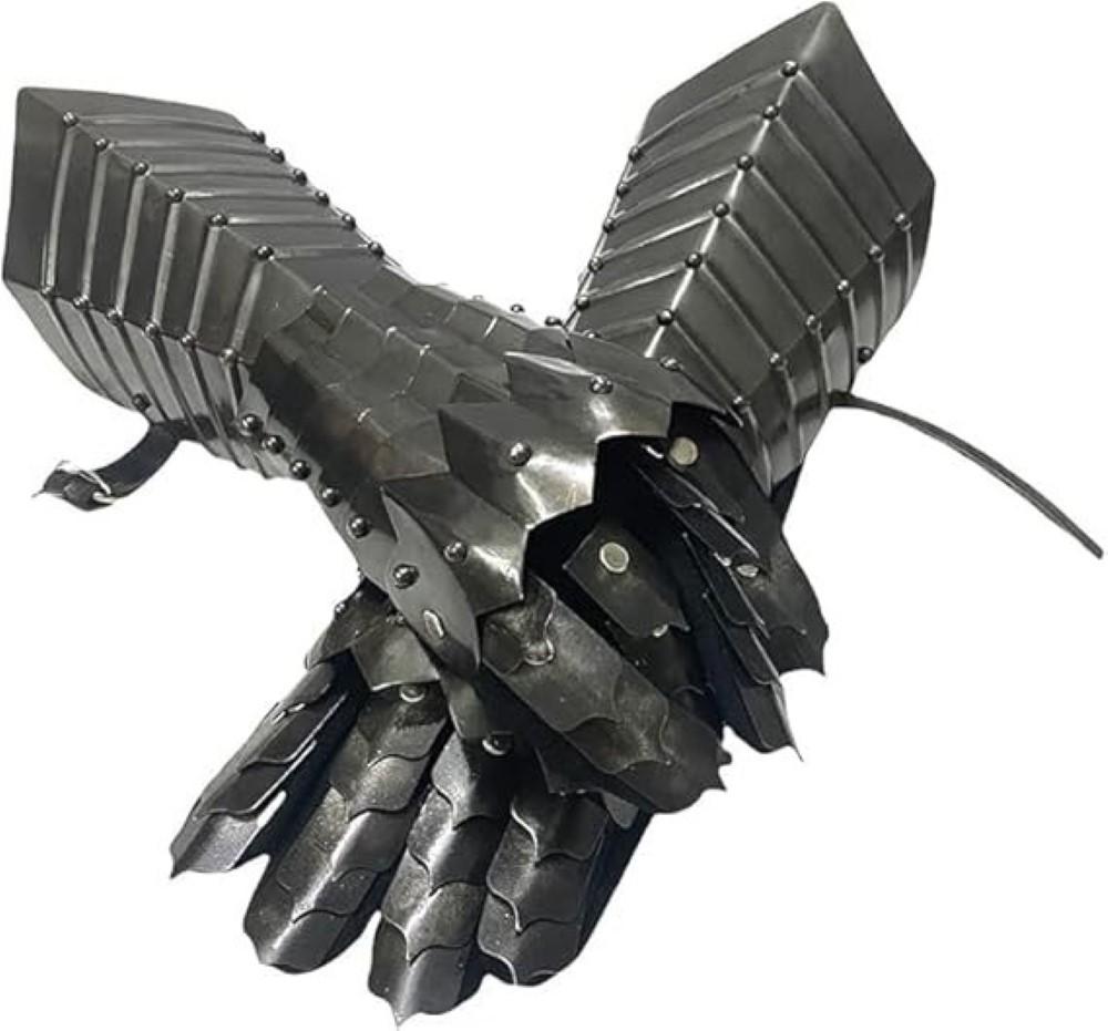 Средневековые стальные перчатки Назгула Костюм Наручи Доспехи