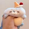 Детская Каваий Сакура Печать Плюшевый Брелок Милый Морской Пес Мягкая Игрушка Брелок Подвеска на Сумку Тост Печать Плюшевая Подвеска Подарок