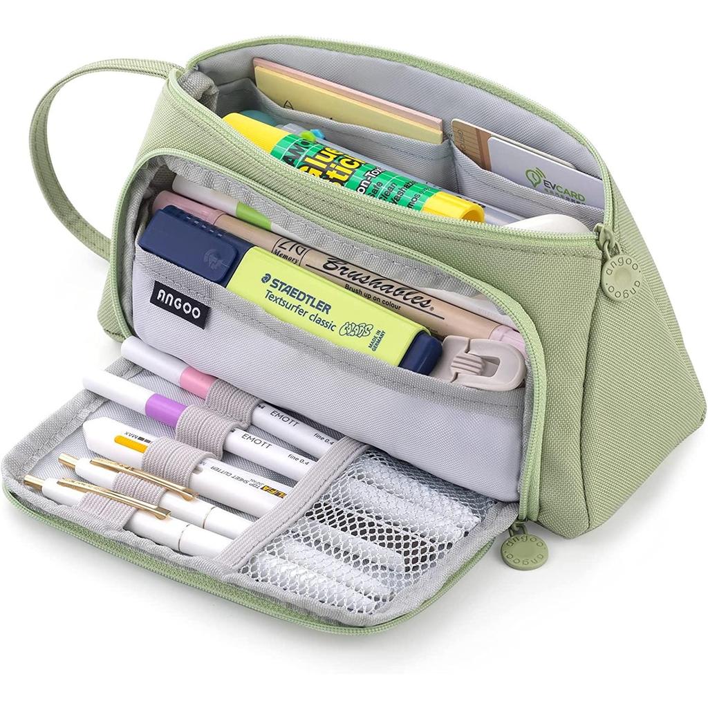 1 шт., многофункциональная коробка для канцелярских принадлежностей, сумки для хранения канцелярских принадлежностей, креативный пенал для подростков, студентов и взрослых, большой вместительности