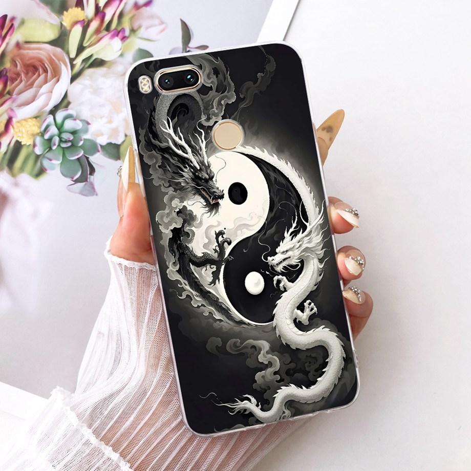 For Xiaomi Mi A1 Mi 5X Phone Case Luxury Flower Butterfly Cartoon Bow Pattern Back Cover Soft TPU Silicone On Xiomi mia1 mi5x